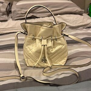 Tory Burch Cream Crossbody Bag with Adjustable Strap